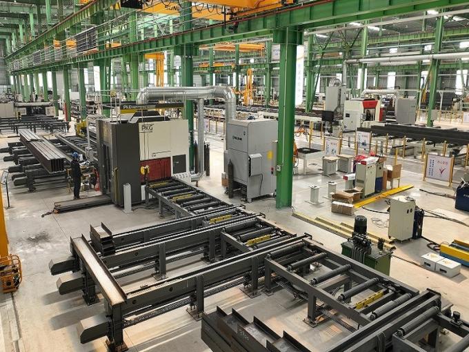 Precision plate cutting line