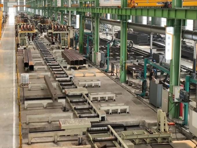 Staged steel beams